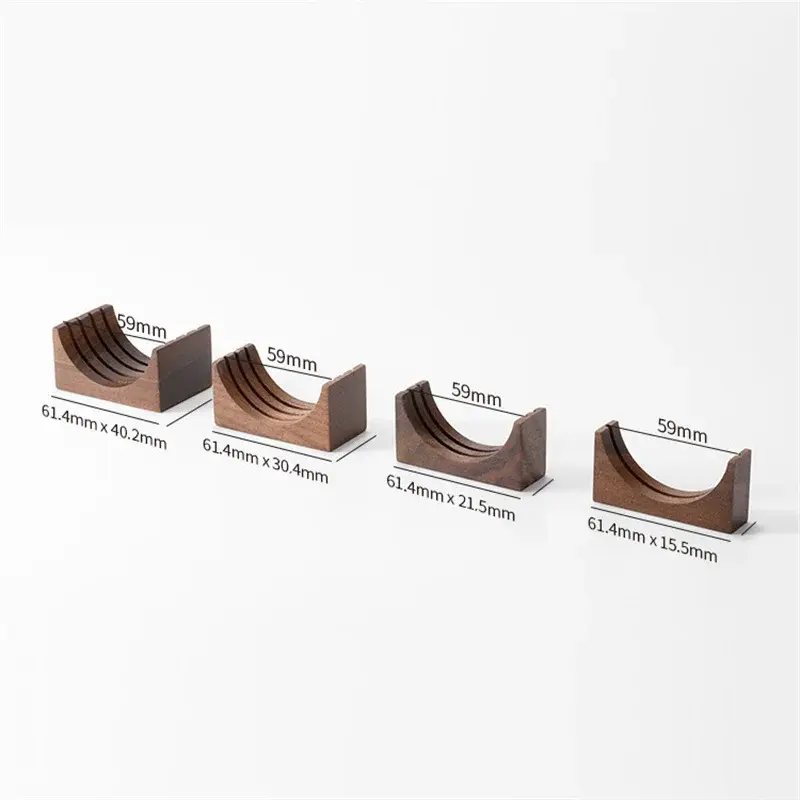Coffee Puck Screen Stand Reusable Wooden Coffee Filter Stand for 51/53/58MM Espresso Portafilter Universal Filter Storage Rack