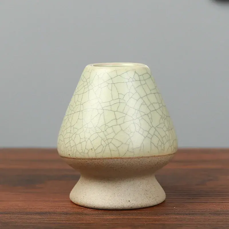 Ceramic Matcha Green Tea Chasen Holder Japanese Style Stand Bowl Bamboo Whisk Grinder Brushes Tea Tools Holder Tea accessories