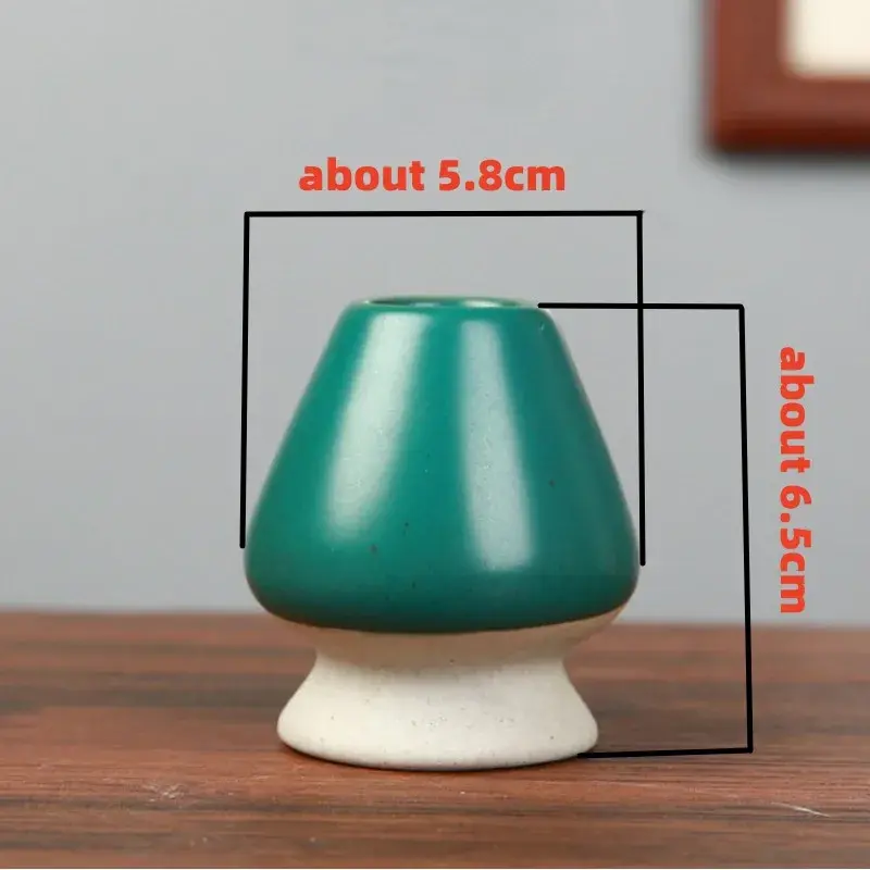 Ceramic Matcha Green Tea Chasen Holder Japanese Style Stand Bowl Bamboo Whisk Grinder Brushes Tea Tools Holder Tea accessories