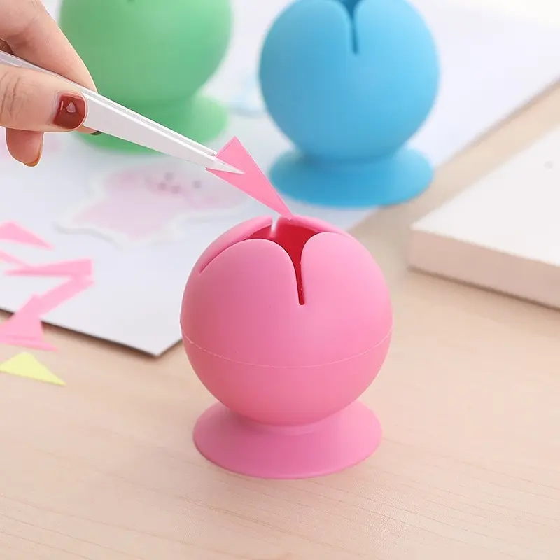 Multifunction Silicone Desktop Organizers Garbage Storage Ball 5D Diamond Painting Pen Holder Storage Gadgets Art Sewing Tool