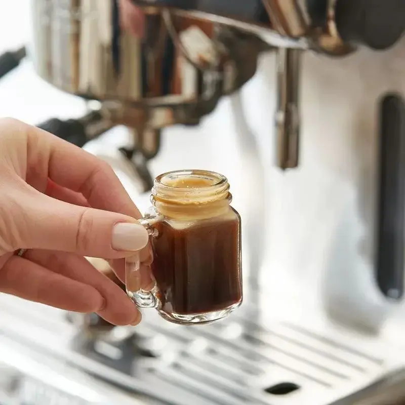35ml Mini Coffee Concentrate Sub-bottling Sealed Jar Small Sample Glass bottle Wine Cup Milk Honey Storage Jar Coffee Tool