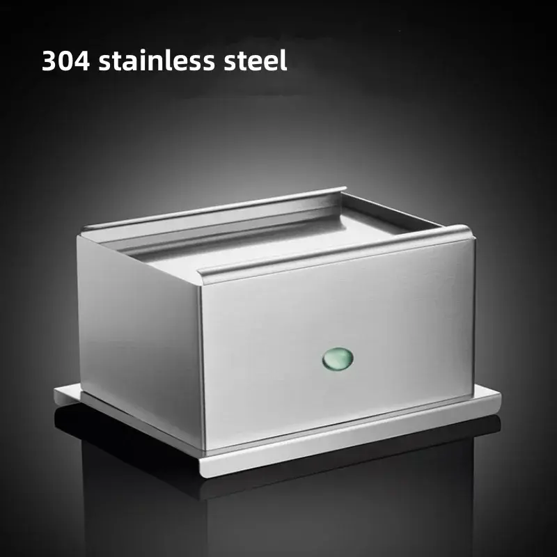 Homemade Tofu Mold DIY Square Tofu Making Mold Stainless Steel Household Tofu Bottom Drainage Design Kitchen Cooking Tools