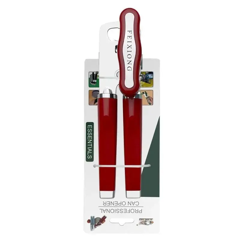 Stainless Steel Can Opener Beer Bottle Opener Non-slip Handle Multi-functional Bottle Opener Rotatable Knife Head Kitchen Gadget