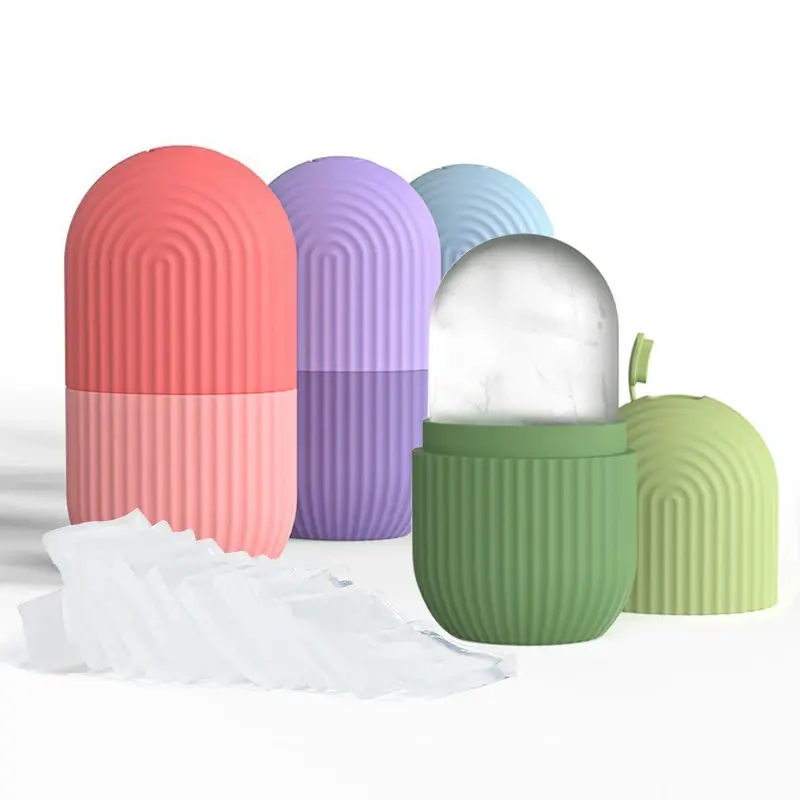 Silicone Face ice mold Skin Care Beauty Ice Facial Roller Face Massager Ice Trays Beauty Lifting Contouring Tools