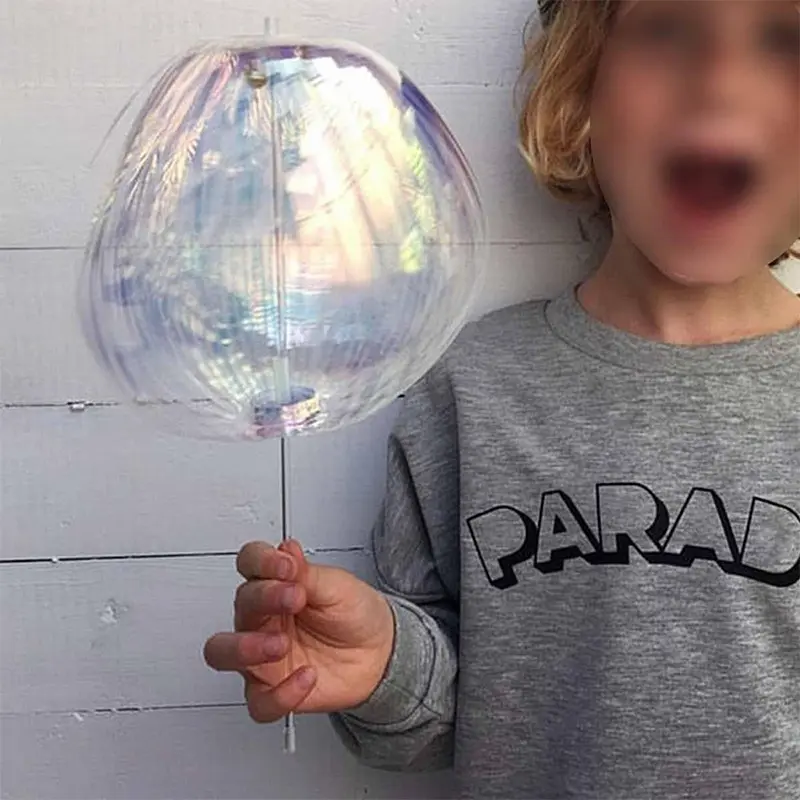 Rainbow Spinner Children's Versatile Twist Stick Magic Color Bubble Spinner Magic Stick Fairy Stick Rainbow Circle Spinner Stick