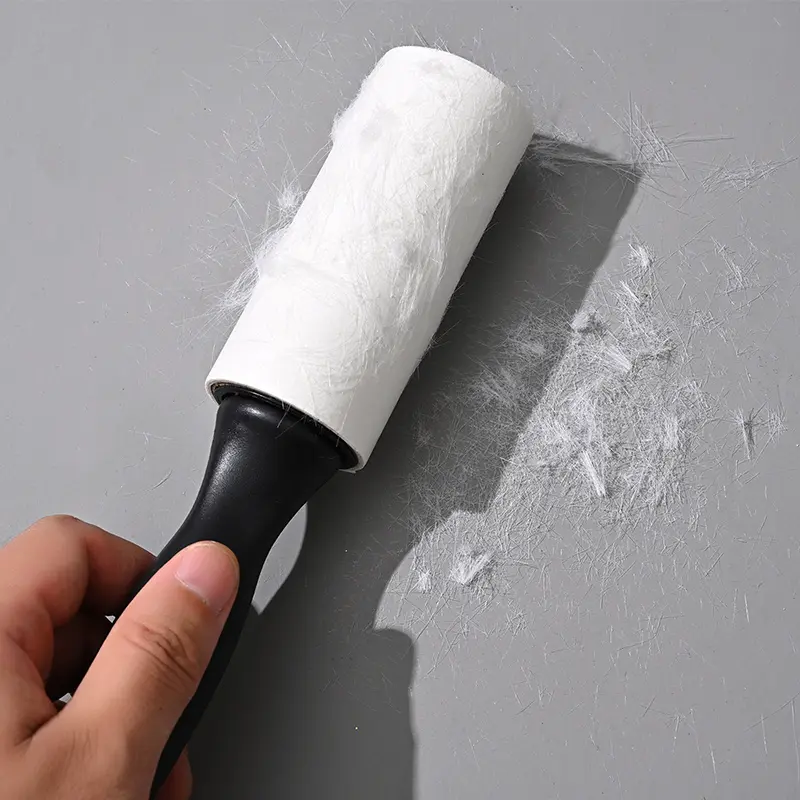 40/60pcs Disposable Tear Sticky Roller Pet Drum Type Hair Cleaning Clothes Hair Removal Brush Dust Removal Brush Cleaning Tool