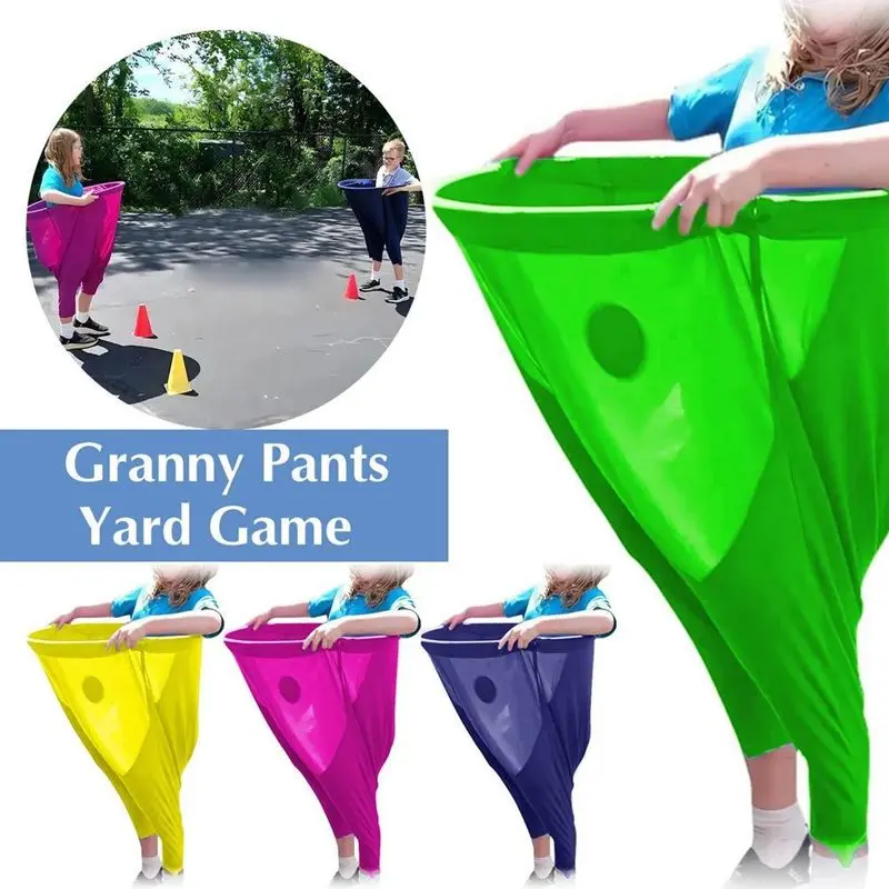 Granny Pants Yard Game Marker Cones Outdoor Recreational Tossing Team Relay Party Field Game The Ultimate Backyard Party Game