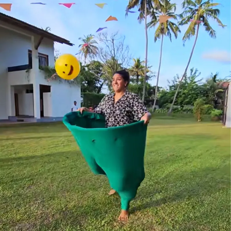 Granny Pants Yard Game Marker Cones Outdoor Recreational Tossing Team Relay Party Field Game The Ultimate Backyard Party Game