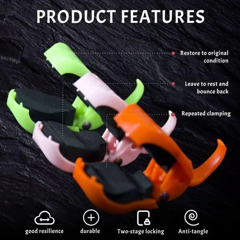 1/2/4pcs Beach Fishing Pole Holder Portable Pole Clips Protective Fishing Rod Fixed Wall Mounted Fishing Pole Straps Rod Holder