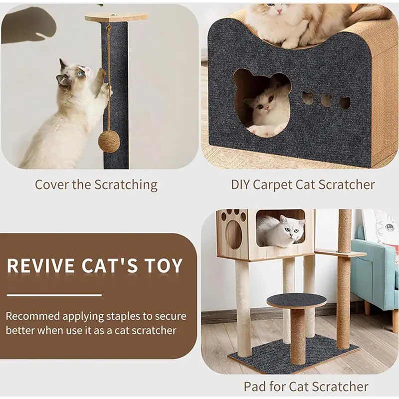 Cat Scratching Board Anti-Cat Scratching Sofa Cat Crawling Mat Cat Scratching Carpet Vertical Wall Sticker Cat Crawling Sticker