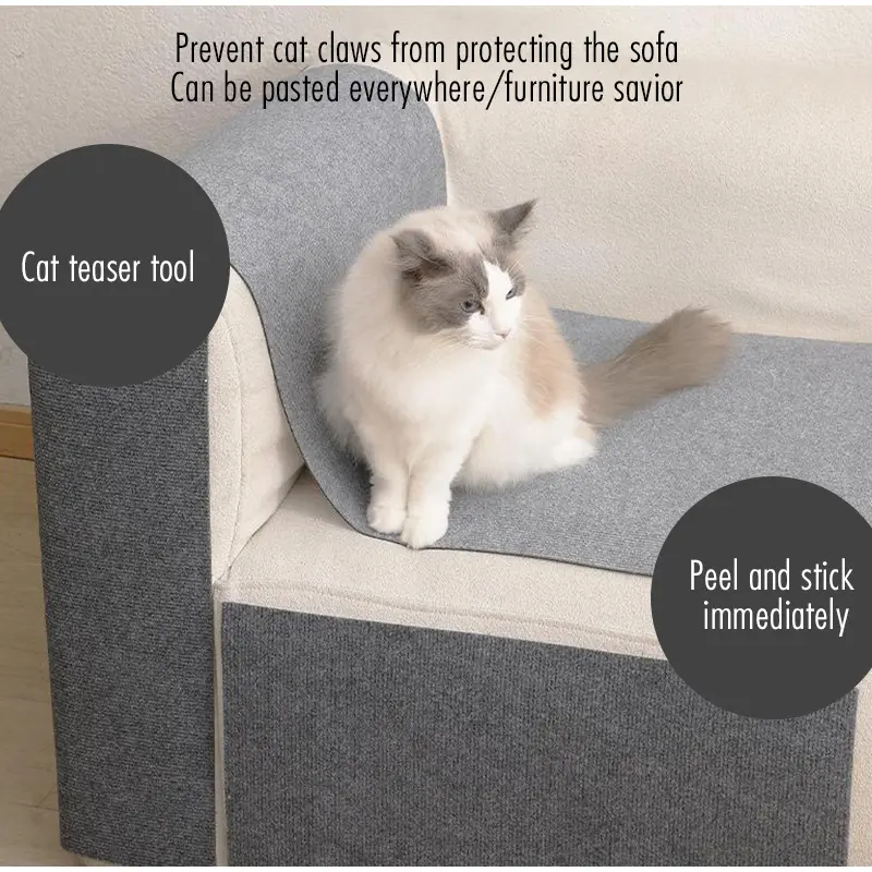 Cat Scratching Board Anti-Cat Scratching Sofa Cat Crawling Mat Cat Scratching Carpet Vertical Wall Sticker Cat Crawling Sticker