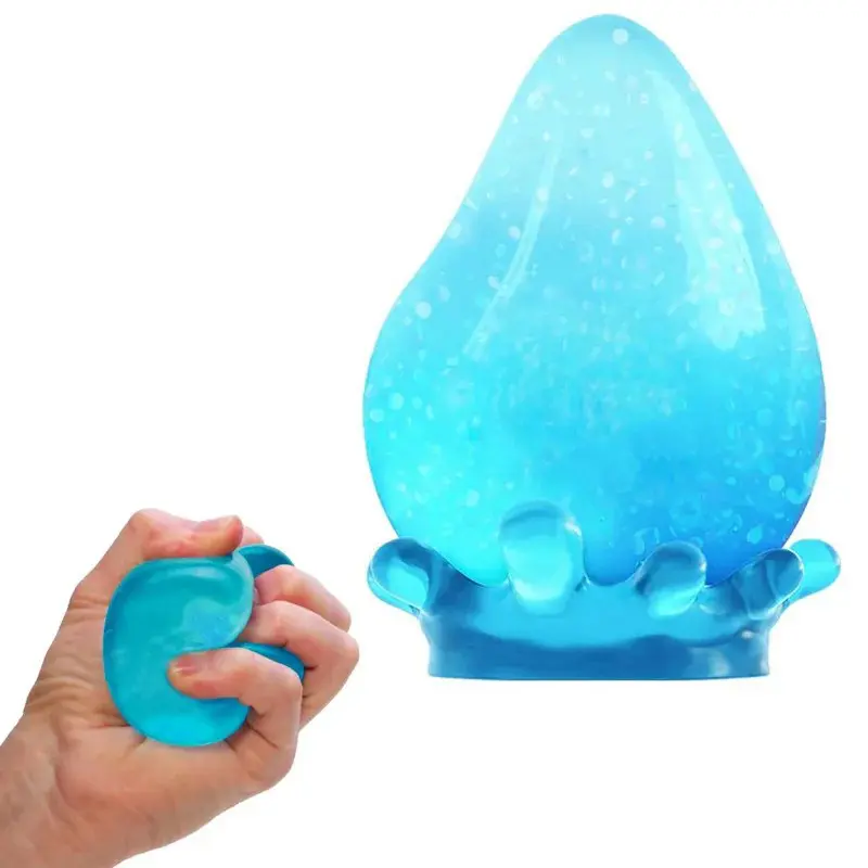 Ultra Big Water Droplet Pinching With Base Handmade Squeezing Silicone Pressure Relief Slow Decompression Rebound Kneading Gift