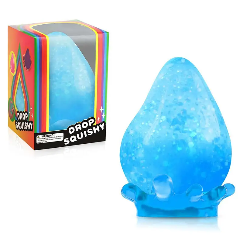 Ultra Big Water Droplet Pinching With Base Handmade Squeezing Silicone Pressure Relief Slow Decompression Rebound Kneading Gift