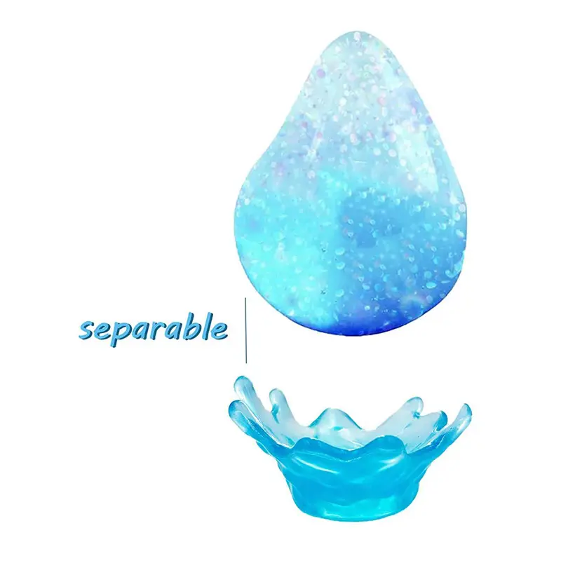 Ultra Big Water Droplet Pinching With Base Handmade Squeezing Silicone Pressure Relief Slow Decompression Rebound Kneading Gift