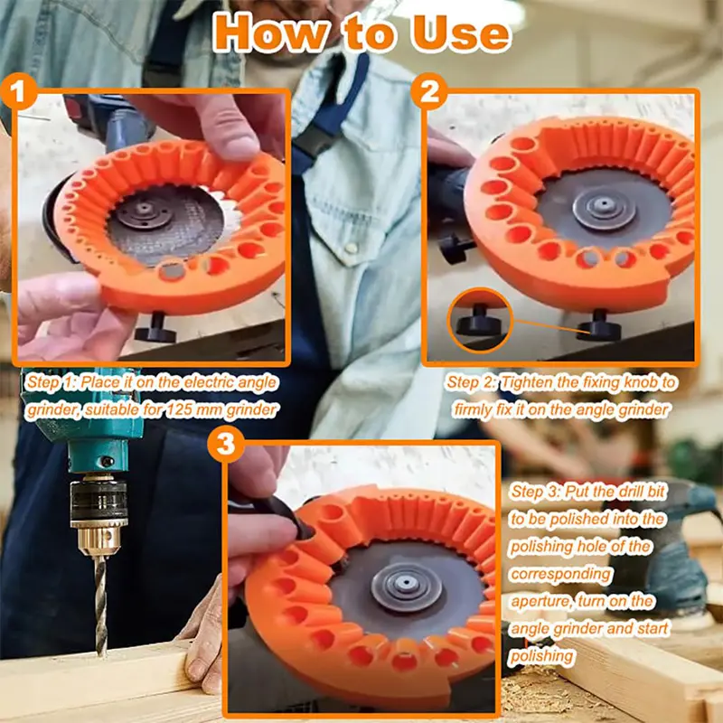 Multi-size Drill Abrasives High Quality Tools Electric Drill Bits Grinding Sharpening Tools Drill Sharpener House Tools ﻿