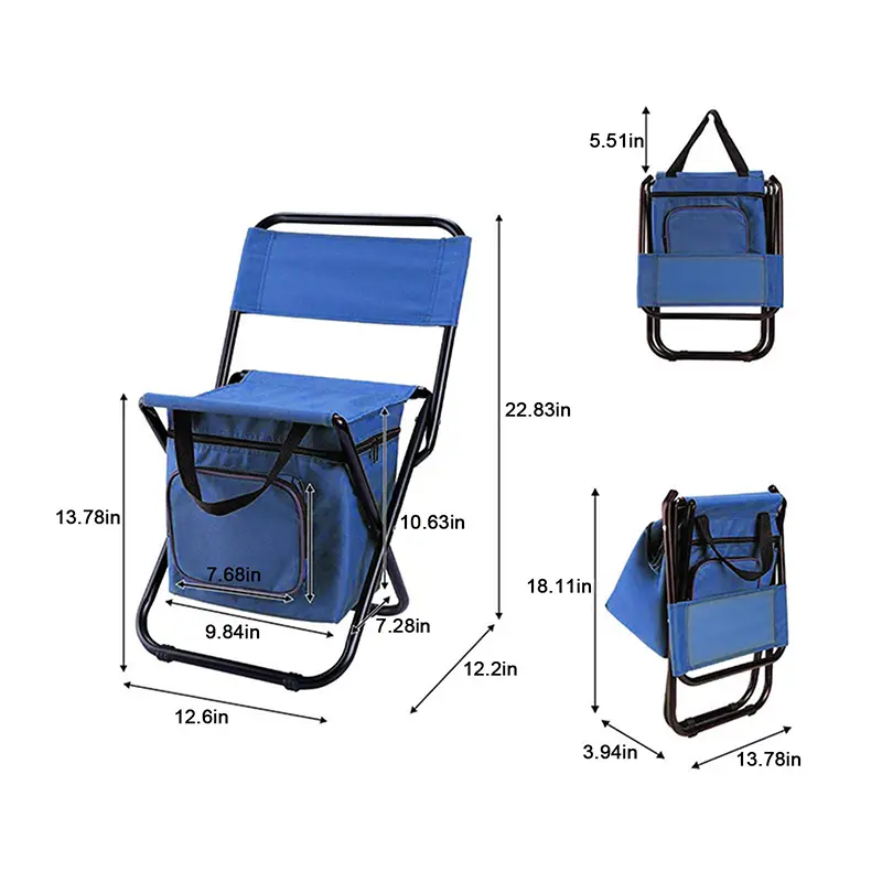Portable Folding Moon Chair New Detachable Outdoor Camping Chairs Beach Fishing Chair Ultralight Travel Hiking Picnic Seat Tools