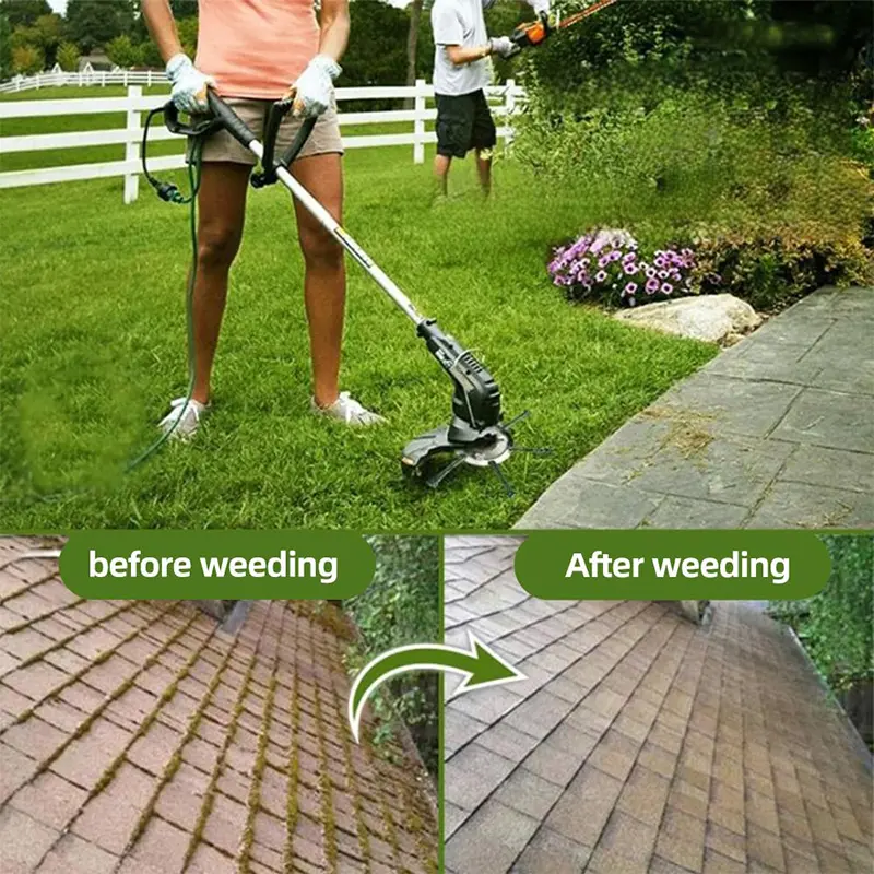2PCS Universal Steel Wire Lawn Mower Blade 3/6Blades Weeding Machine Grass Trimmer Head Removal Moss Rust Fine Rope Trimmer Head