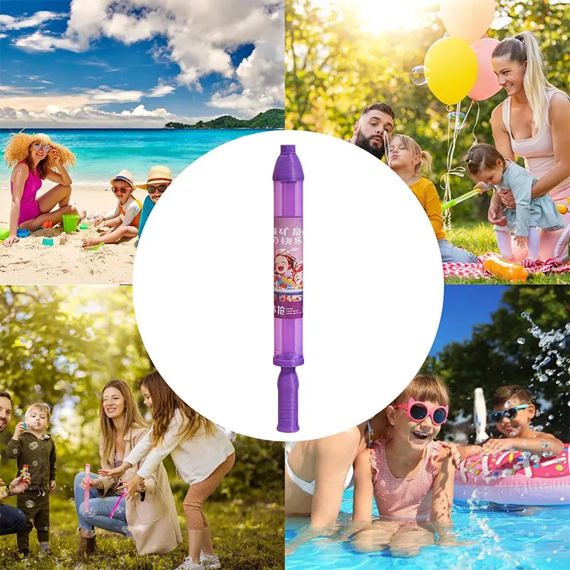 4pcs Fireworks Water Gun Pull-out Large Capacity Kids Beach Swimming Party Water Fireworks Style Water Spray Interactive Game