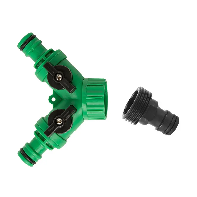 Faucet Universal 1/2 Joint Y-shaped Hose Diversion Valve With Switch 3-way Plastic Valve Washing Machine Garden Water Pipe Joint