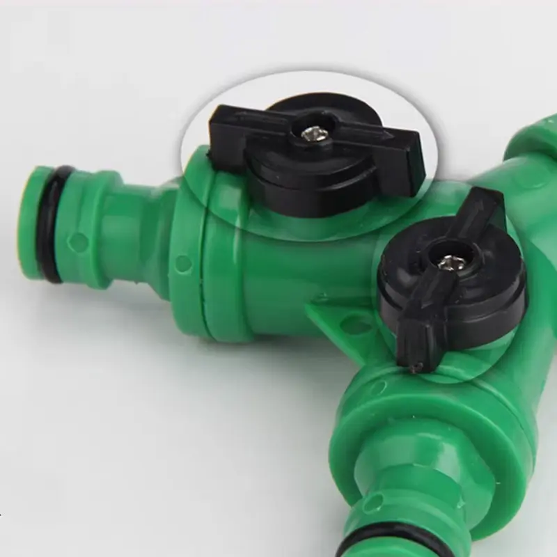 Faucet Universal 1/2 Joint Y-shaped Hose Diversion Valve With Switch 3-way Plastic Valve Washing Machine Garden Water Pipe Joint
