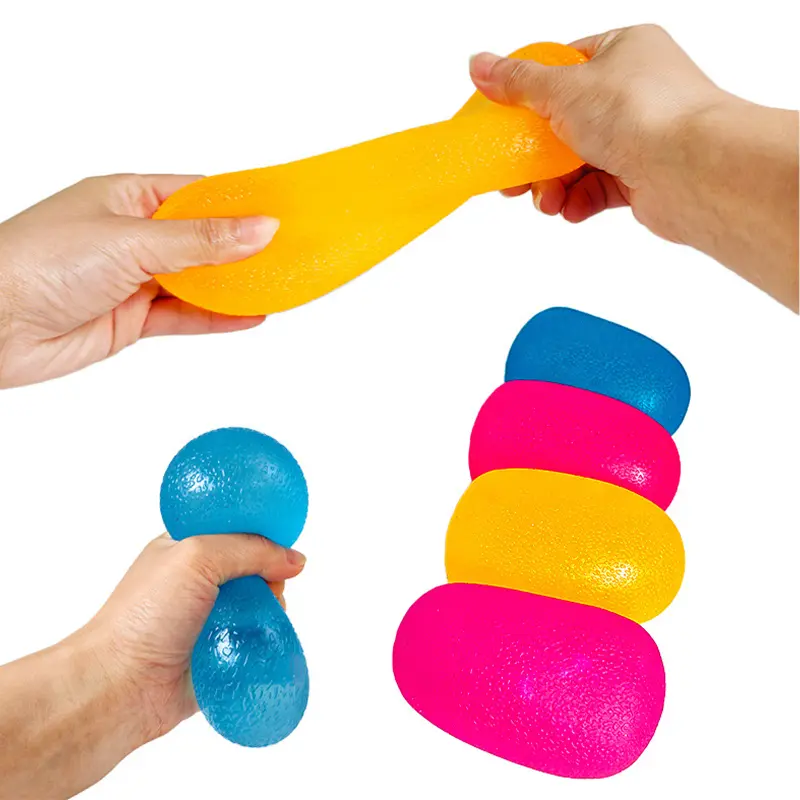 Big Fun Sponge Squeezing Silicone Slow Rebound Kneading Ball Color Manual Squeezing Pressure Release Kneading 1pc Random Color