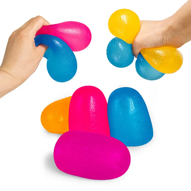 Big Fun Sponge Squeezing Silicone Slow Rebound Kneading Ball Color Manual Squeezing Pressure Release Kneading 1pc Random Color