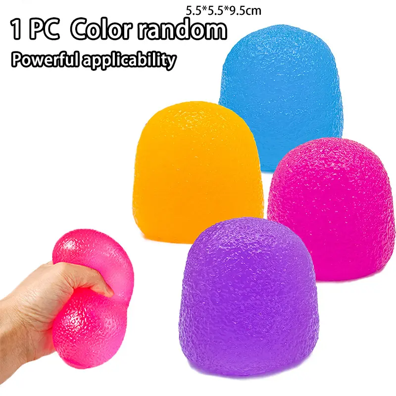 Big Fun Sponge Squeezing Silicone Slow Rebound Kneading Ball Color Manual Squeezing Pressure Release Kneading 1pc Random Color