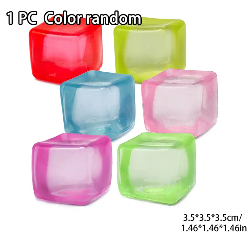 Big Fun Sponge Squeezing Silicone Slow Rebound Kneading Ball Color Manual Squeezing Pressure Release Kneading 1pc Random Color