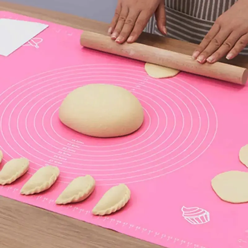 Silicone Kneading Pad Thickened Food Grade Cutting Board Baking Dough Pastry Dough Pad Panel Kitchen Rolling Pad Accessories