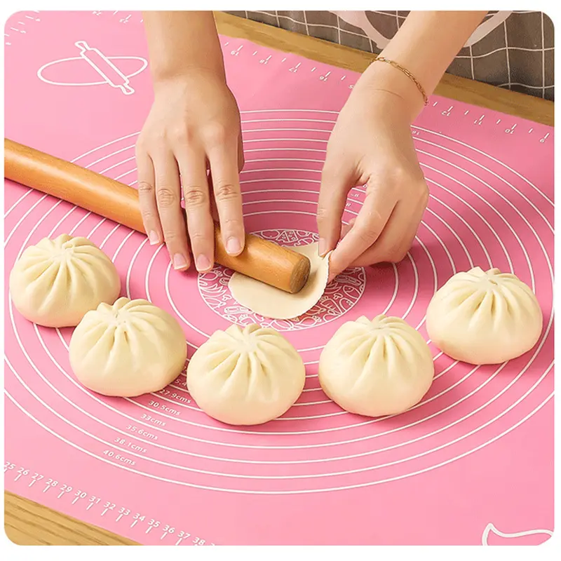 Silicone Kneading Pad Thickened Food Grade Cutting Board Baking Dough Pastry Dough Pad Panel Kitchen Rolling Pad Accessories