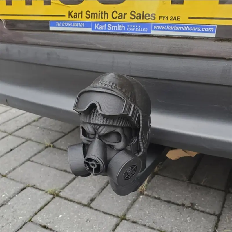 Tow Bar Ball Cover Sneaker Gas Mask Trailer Hook Cover Doomsday Gas Mask Prevent Rusting Receiving Tube Trailer Hook Cover Cap