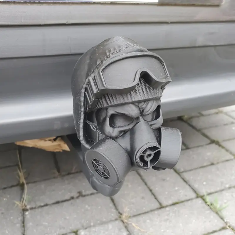 Tow Bar Ball Cover Sneaker Gas Mask Trailer Hook Cover Doomsday Gas Mask Prevent Rusting Receiving Tube Trailer Hook Cover Cap