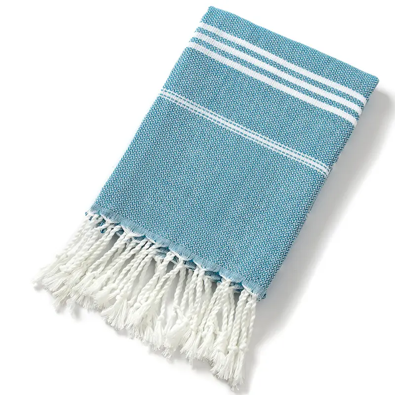 Turkey Beach Towel Stripe Absorbent Quick Dry Sandproof Soft Bath Towel Beach Swimming Pool Bathroom Lightweight Travel Towel