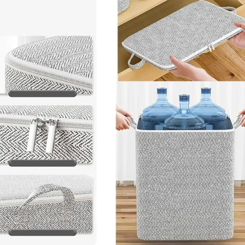 Quilt Storage Bag Large Capacity Duvet Blanket Foldable Sorting Bag Waterproof Dustproof Cloth Organizer Household Moving Bag ﻿