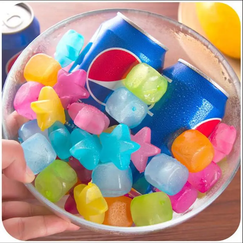 Frozen Ice Cube 20 Capsules Outdoor Travel Reusable TPU Material Environmentally friendly Non-toxic Cooling Ice Moulds