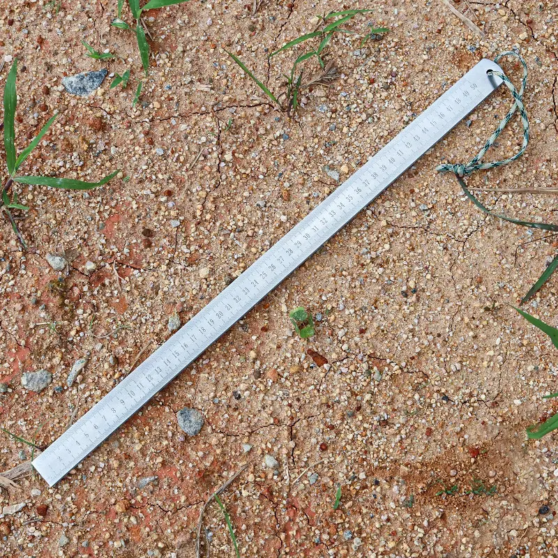 Stainless Steel Heavy-duty Ruler Thickened Metal Measuring Ruler Perfect Straight Edge Ruler Architects With Inch/metric Tables