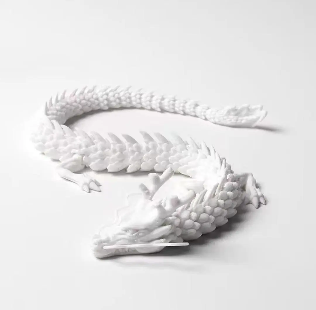 3D Printed Chinese Dragon 60CM 45CM 30CM Desktop Decoration Dragon Model Crafts Office Ornaments Gifts