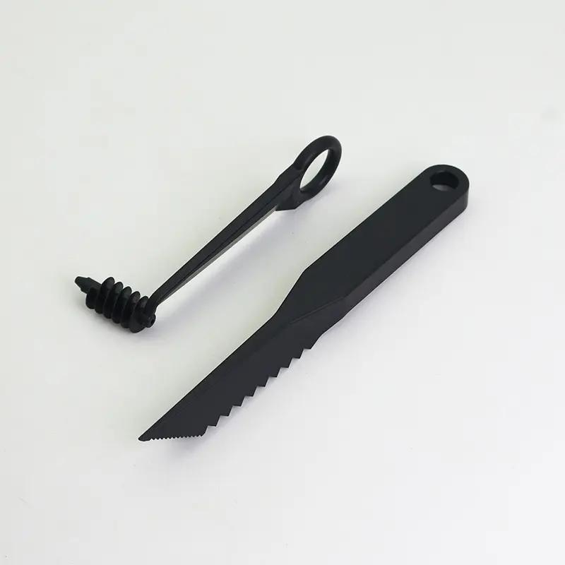 New Piranha V-shaped Knife Spiral Cutter Decorating Fruits Vegetables Serrated Pattern Slicer For Decorating Kitchen Small Tools