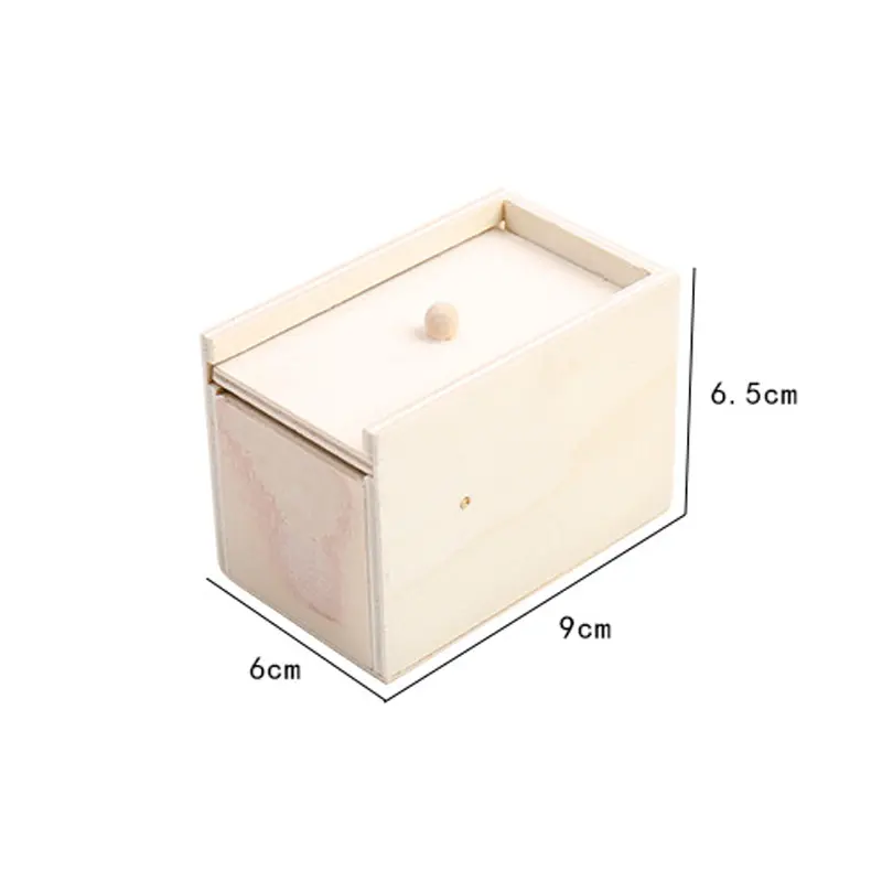 Rick Spider Funny Scare Box Wooden Hidden Box Creative Prank Toys Fun Games Pranks Horror Box Insect Threats Wooden Box Gifts