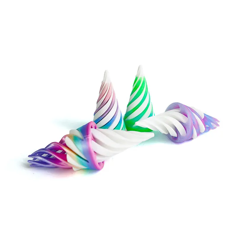 3D Printing Vortex Printing Spiral Stack Decompression Puzzle Development Spiral Fingertip Pyramid Sculpture Kids Birthday Gifts