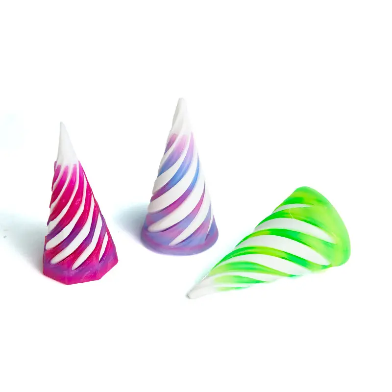 3D Printing Vortex Printing Spiral Stack Decompression Puzzle Development Spiral Fingertip Pyramid Sculpture Kids Birthday Gifts