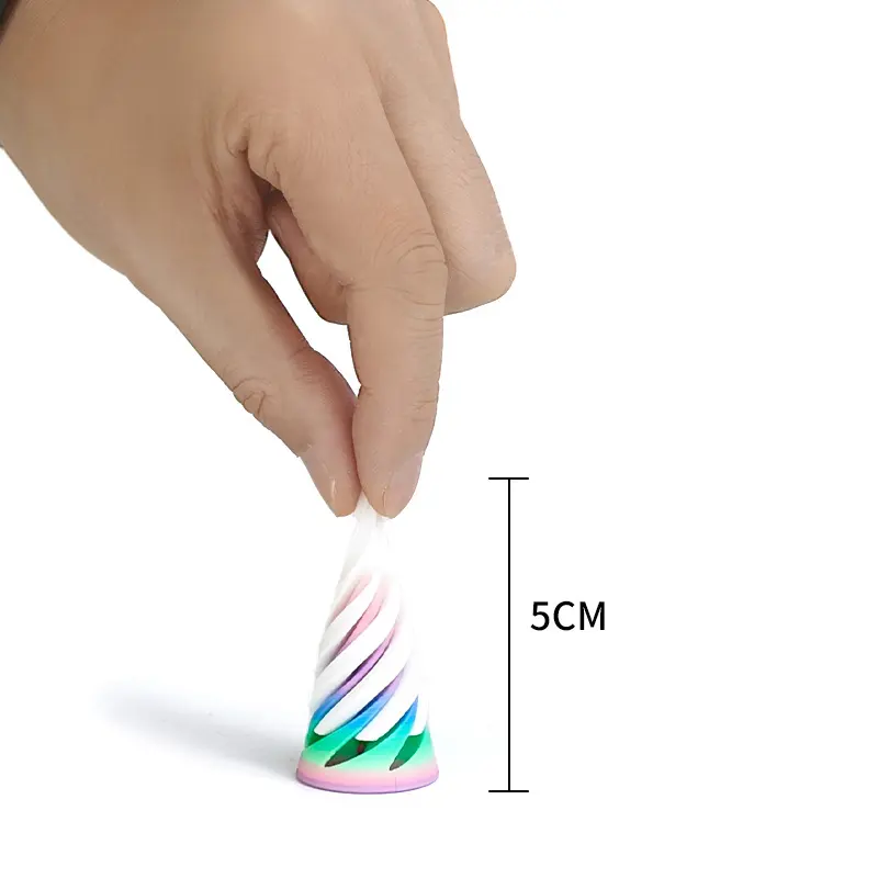 3D Printing Vortex Printing Spiral Stack Decompression Puzzle Development Spiral Fingertip Pyramid Sculpture Kids Birthday Gifts