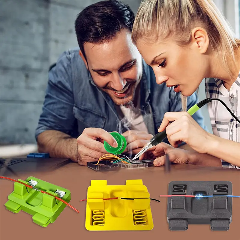 3D Printing Power Cord Electric Wire Welding Fixture Hands-free operation Soldering Tools Plastic Welding Electrode Holder