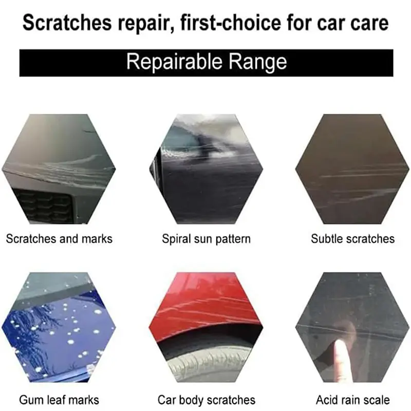 Car Scratch Remover Wax Polishing Compound V-Vaxy Car Care Cleaning Tool Repair Polishing Wax Auto Wheel Hub Rust Cleaning Agent