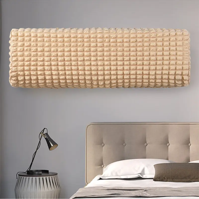 Air Conditioner Dust Cover Wall Mounte Indoor Hanging Dust Cover Polyester Washable Milk Oil Wind Air Conditioner Protecte Cover