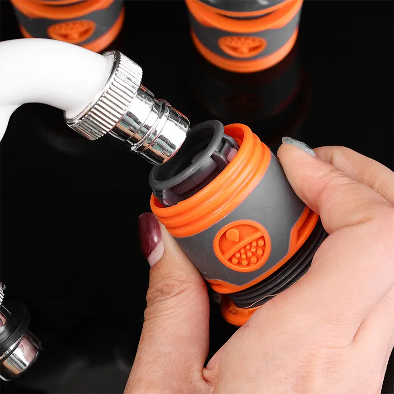 Plastic Wrap Glue Water Connection Faucet 4/6 Points Garden Hose Quick Connector Water Pipe Faucet Extender Connector Irrigation