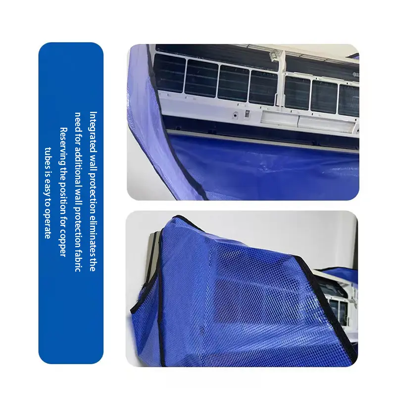 Large Air Conditioning Cleaning Cover Kit Waterproof Cover Hanging Thickened With Drainage Pipe Cleaner Water Washing Bag