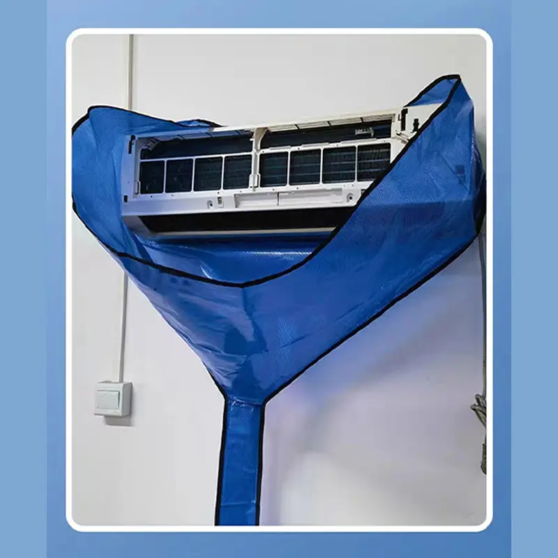 Large Air Conditioning Cleaning Cover Kit Waterproof Cover Hanging Thickened With Drainage Pipe Cleaner Water Washing Bag