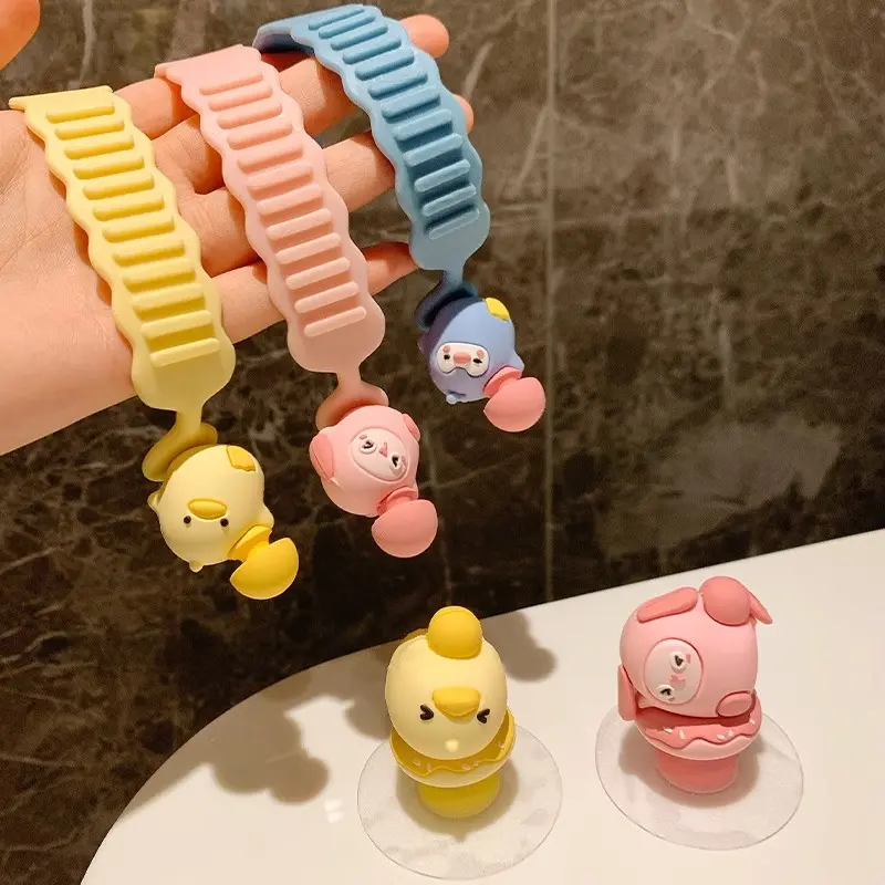 Cute Toliet Lid Lifter Seat Handle Holder Kawaii Toilet Seat Lifter Touch Free Silicone Toilet Lid Handle Bathroom Accessories