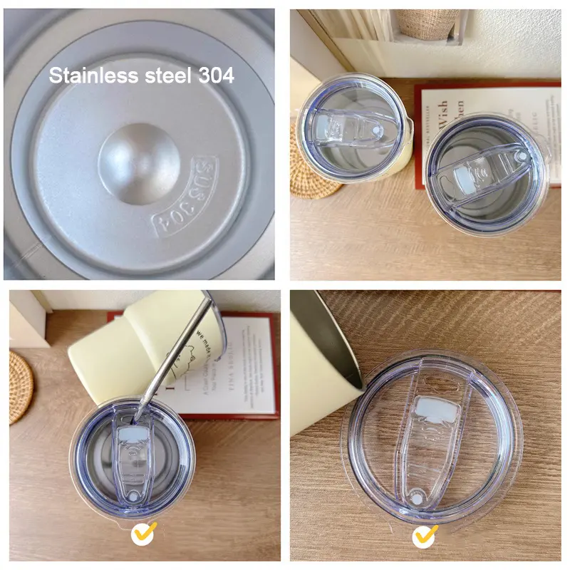 Kawaii Korean Cold Coffee Cups Cat Thermal Cup Stainless Steel Themos Hot Coffee Mug Cup To Go Travel Water Tea Bottle With Lid